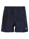 Valentino Garavani Nylon Swim Shorts — Navy