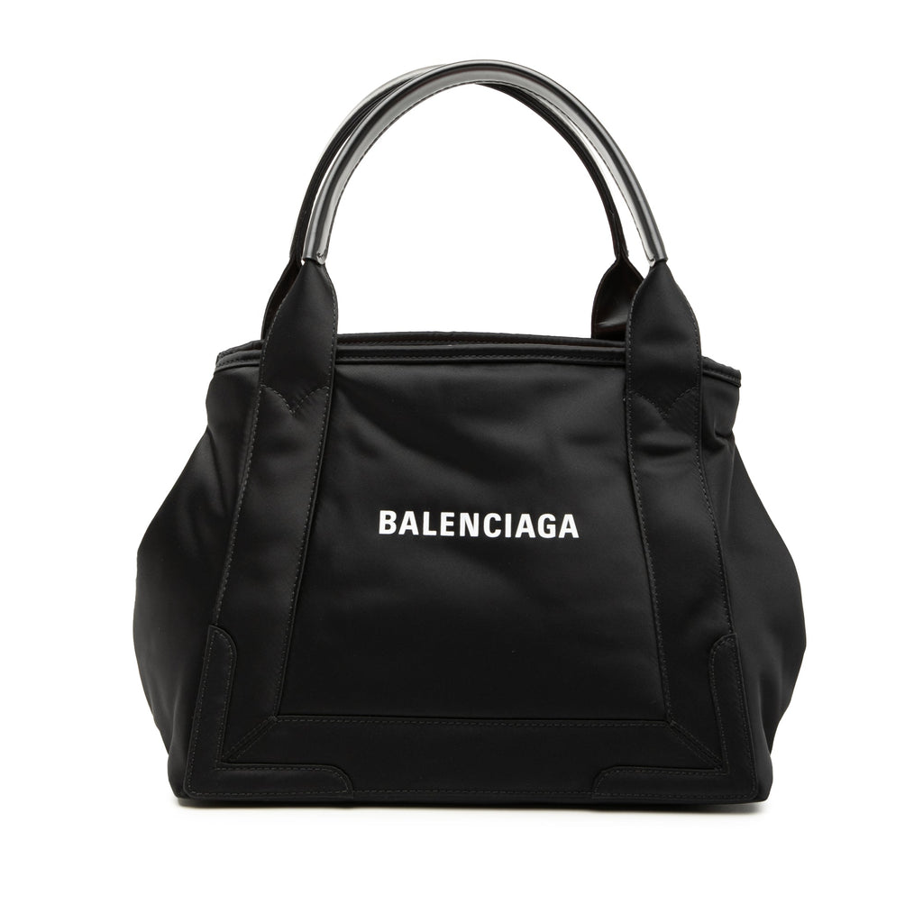 Nylon Navy Cabas Tote S
