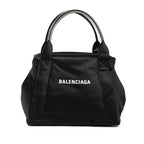 Nylon Navy Cabas Tote S