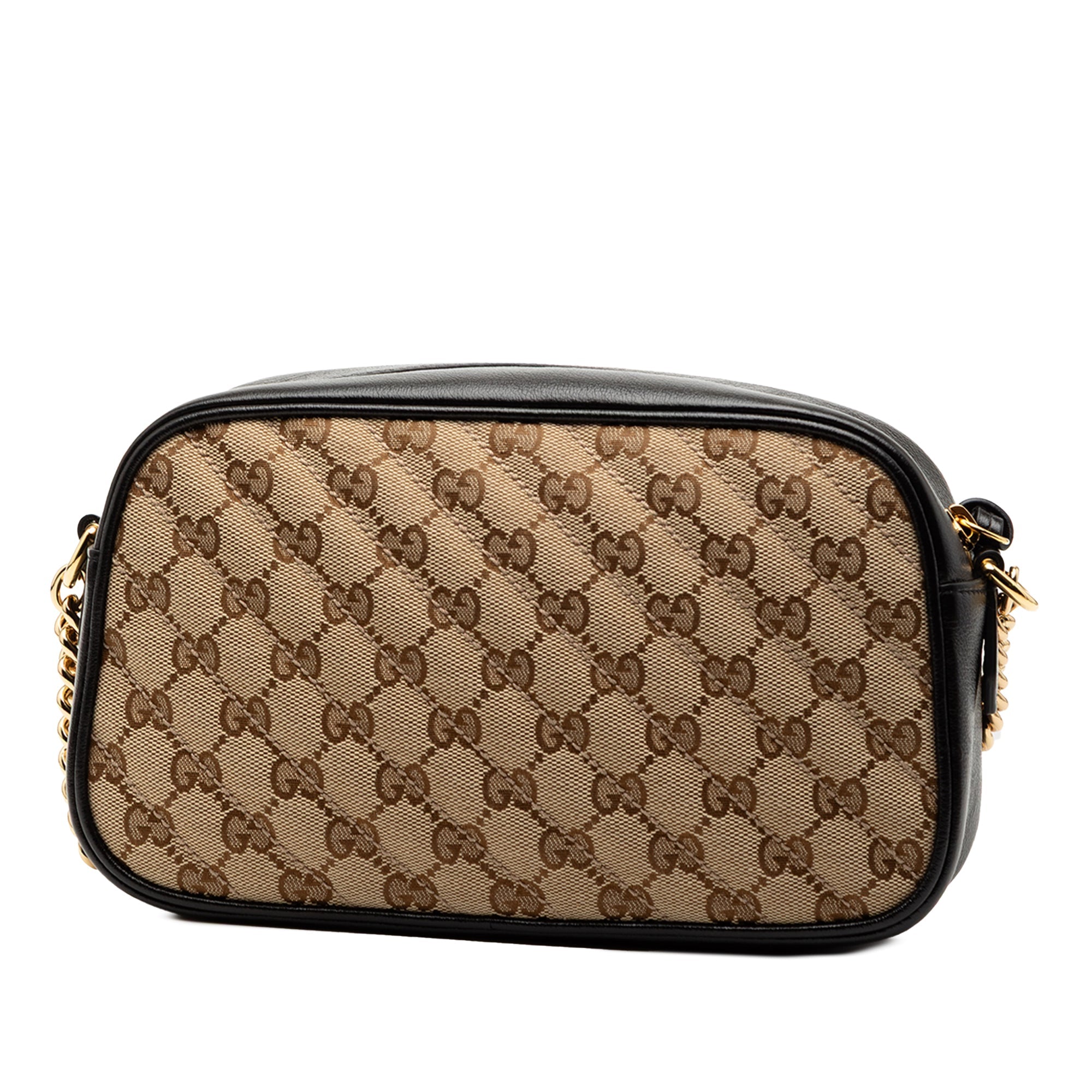 Small GG Marmont Matelasse GG Canvas and Leather Crossbody