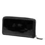 CC Patent Stitched Long Wallet