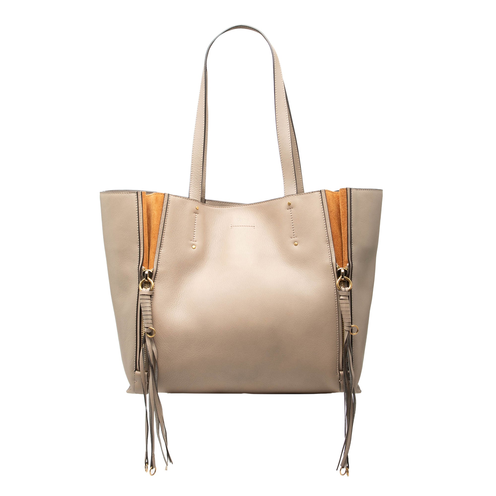 Large Leather Milo Shopping Tote