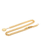 Gold Plated CC Medallion Chain Link Belt