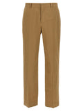 Cellar Door Stretch Cotton Trousers — Camel