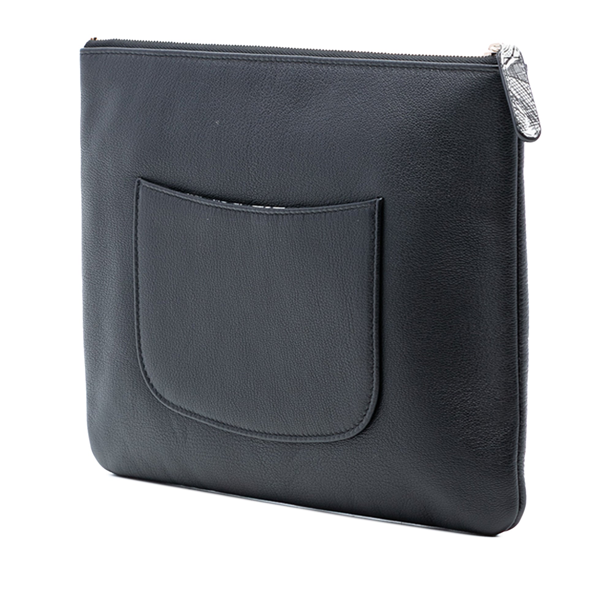 Medium Goatskin Lucky Clover O Case Clutch