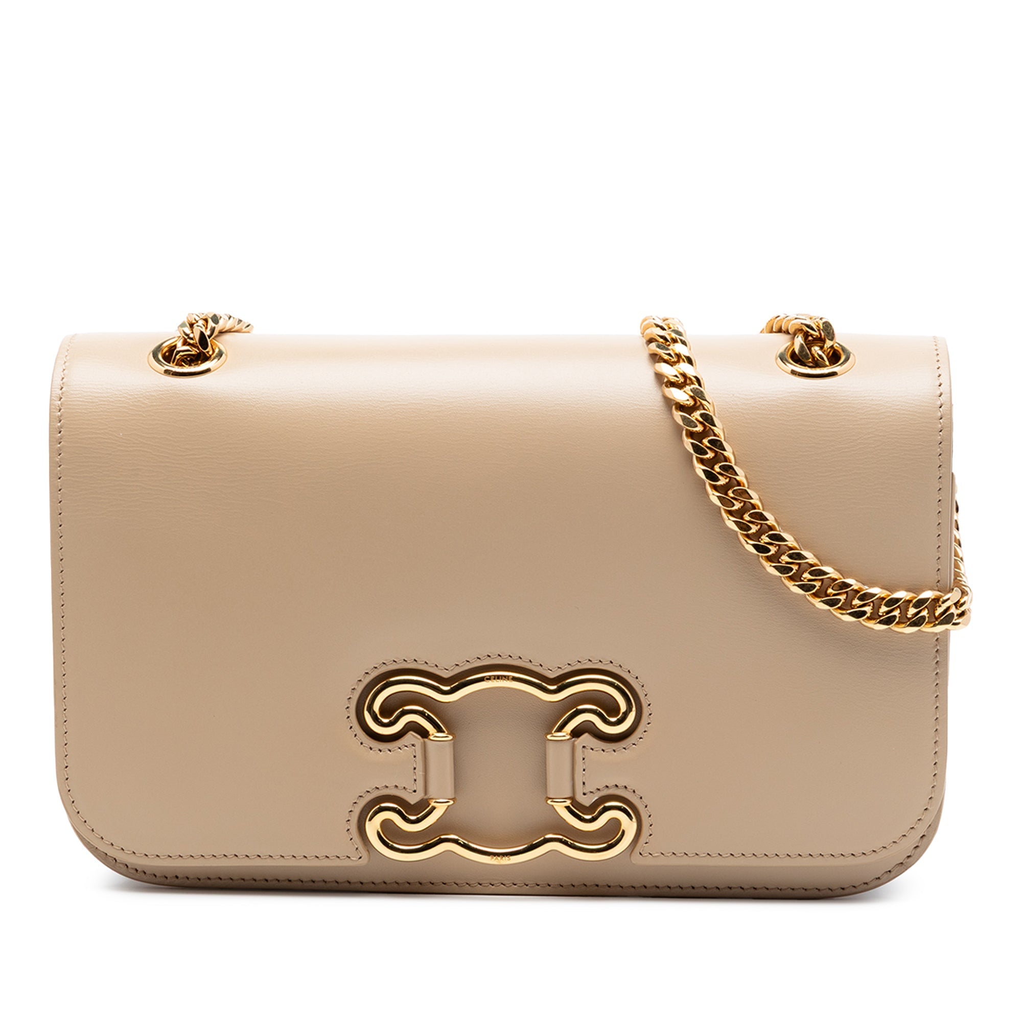 Medium Calfskin Triomphe Frame Crossbody