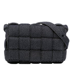 Denim Intrecciato Cassette Padded Crossbody