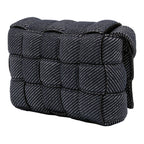 Denim Intrecciato Cassette Padded Crossbody