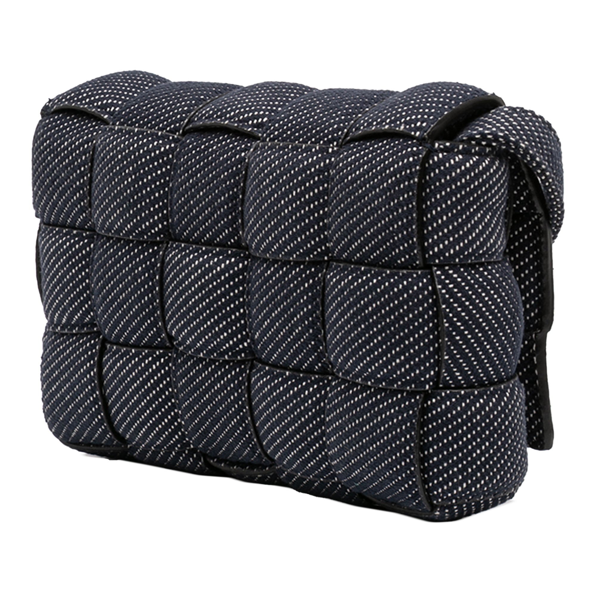 Denim Intrecciato Cassette Padded Crossbody
