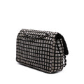 Medium Classic Tweed and Ribbon Logo Double Flap