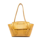 Small Goatskin Maxi Intrecciato Arco Satchel