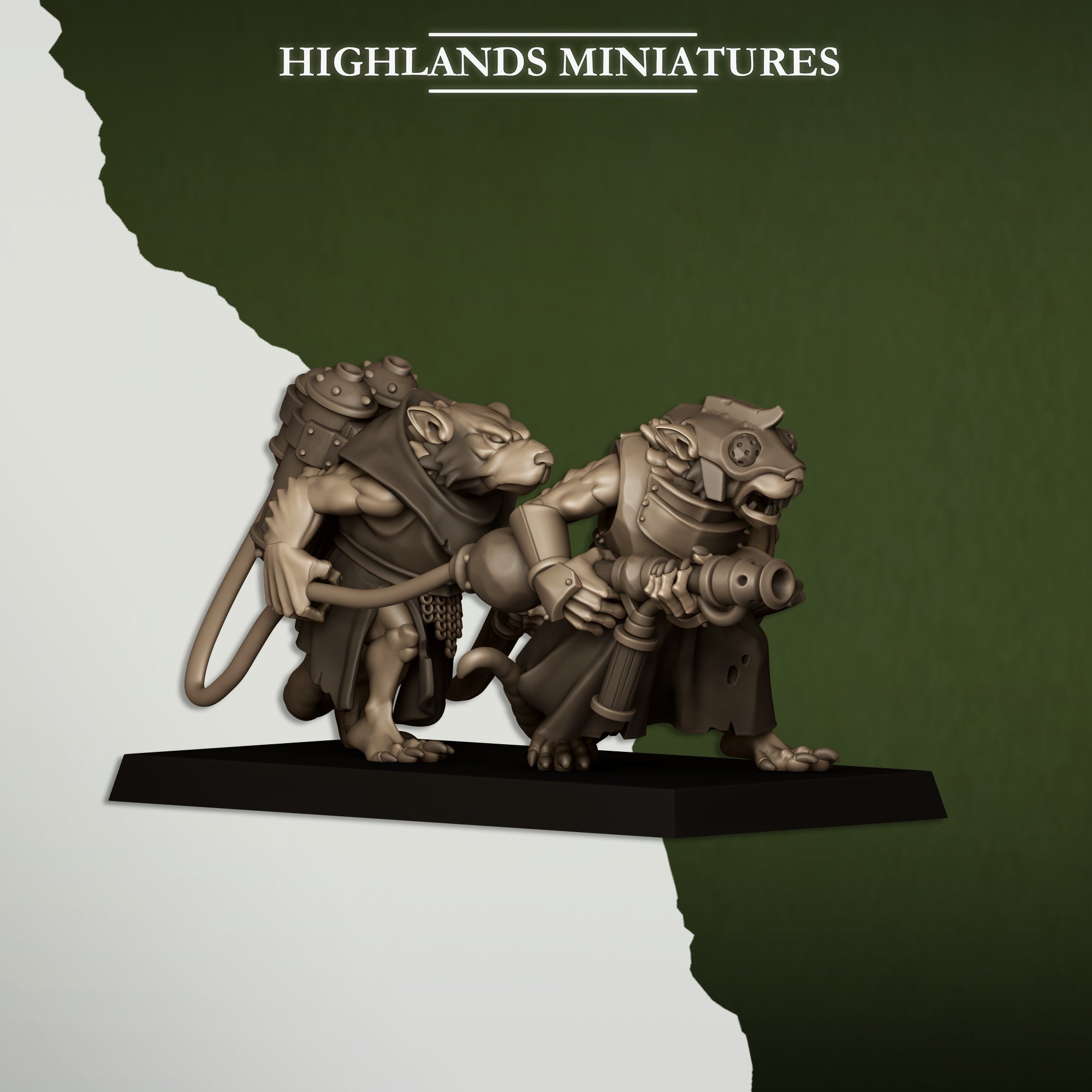 Flamethrower, Highlands Miniatures