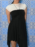 VESTIDO FALDA VENT | NEGRO