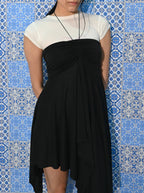 VESTIDO FALDA VENT | NEGRO