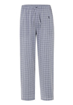 Pantalón Pijama Hombre Largo Algodón Popelín Cuadros - Gris 8973_20