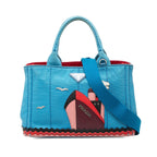Small Canvas Canapa Nautical Patch Satchel