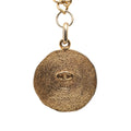 Gold Plated 31 Rue Cambon Medallion Pendant Necklace