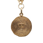 Gold Plated 31 Rue Cambon Medallion Pendant Necklace