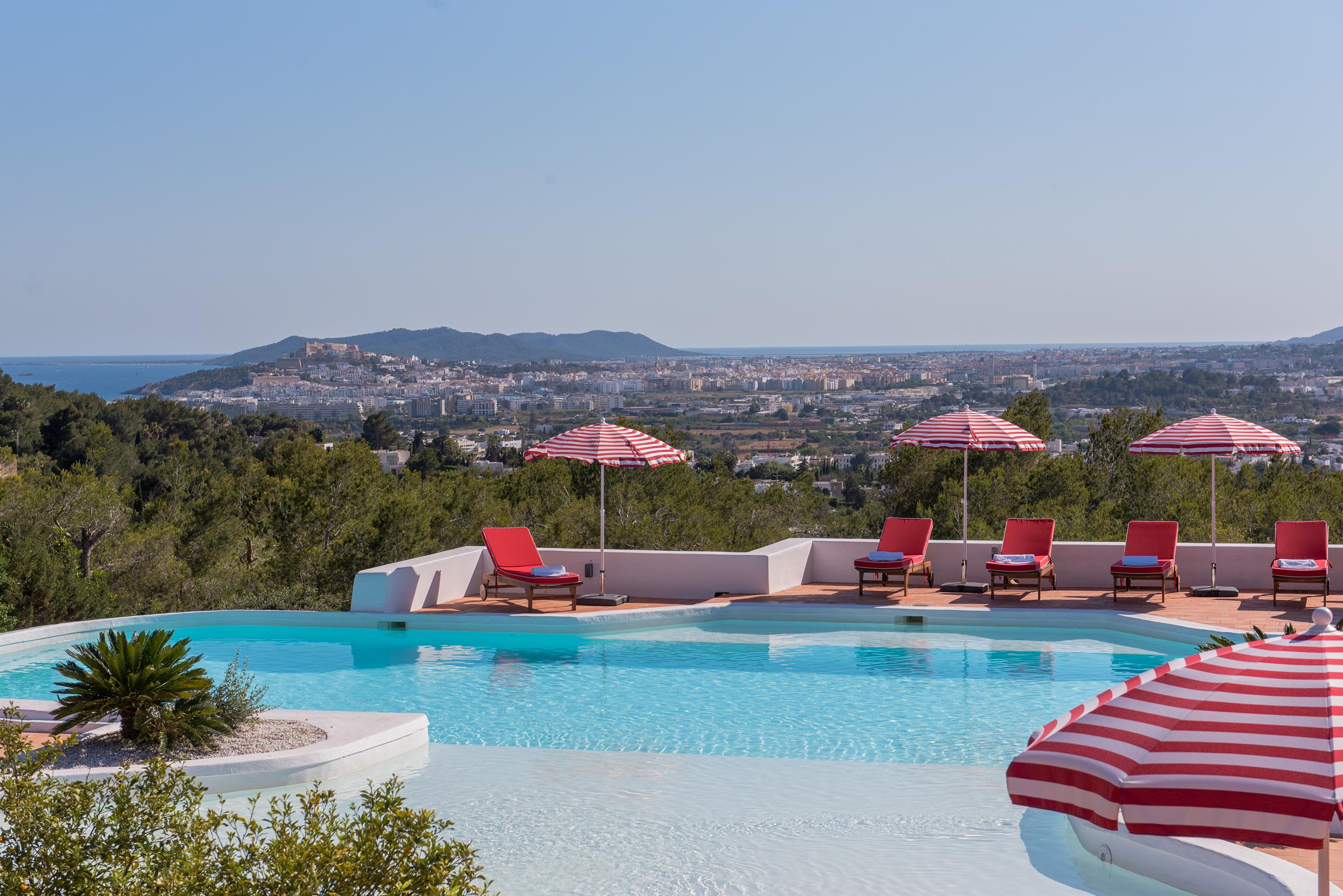 Rare 8-Bedroom Stylish Ibiza Villa with Stunning Views of Dalt Vila, Formentera and the Port in Can Furnet