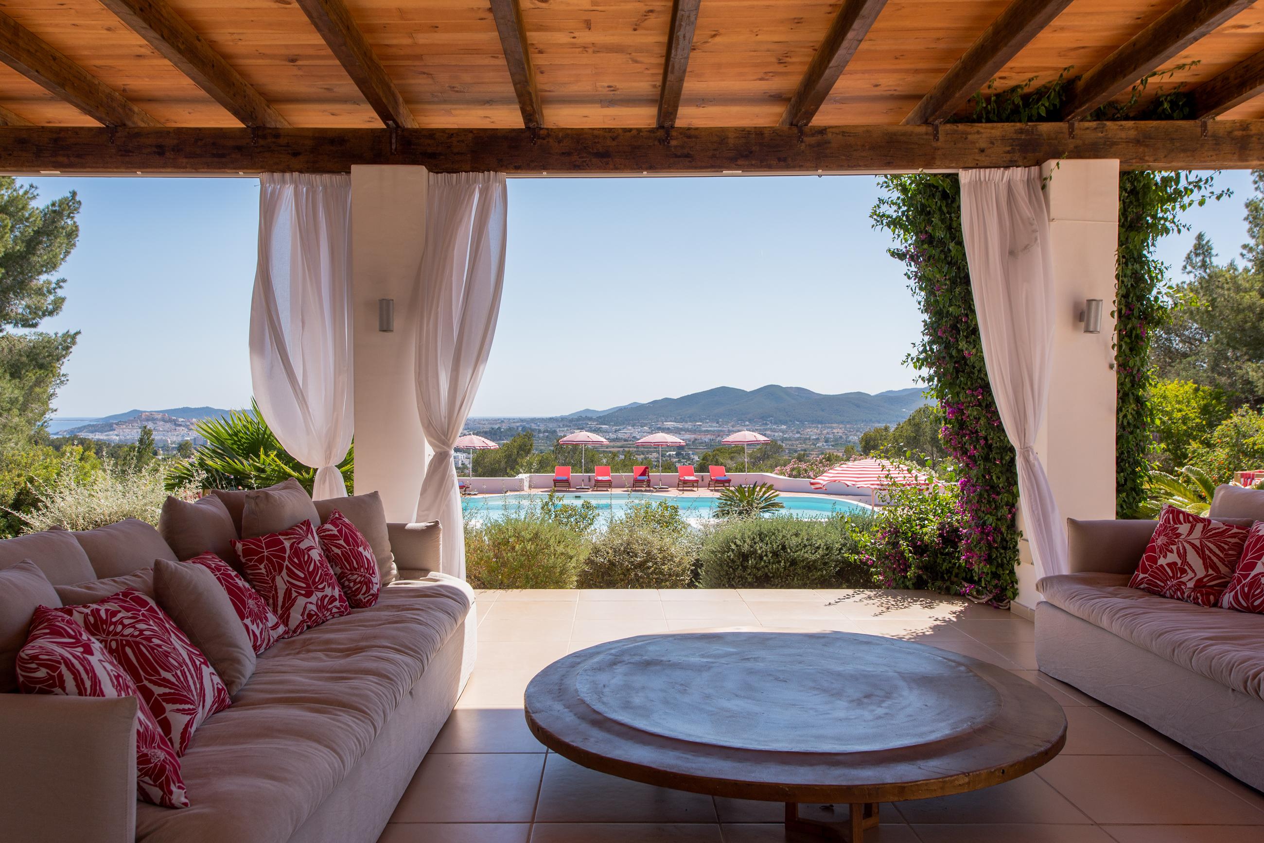 Rare 8-Bedroom Stylish Ibiza Villa with Stunning Views of Dalt Vila, Formentera and the Port in Can Furnet