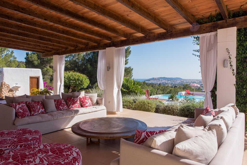 Rare 8-Bedroom Stylish Ibiza Villa with Stunning Views of Dalt Vila, Formentera and the Port in Can Furnet