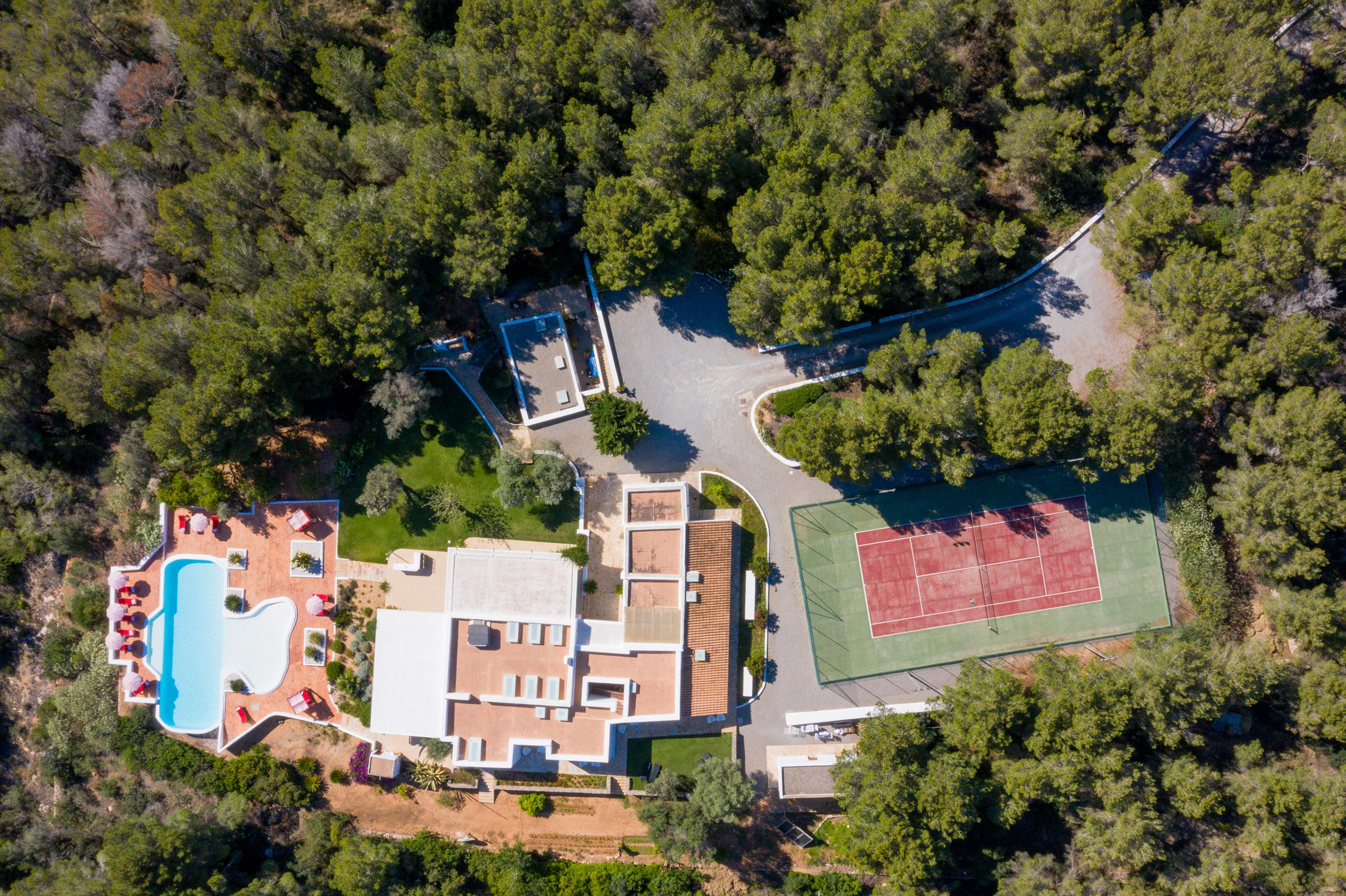 Rare 8-Bedroom Stylish Ibiza Villa with Stunning Views of Dalt Vila, Formentera and the Port in Can Furnet