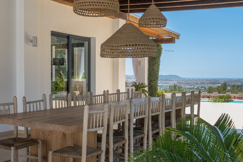 Rare 8-Bedroom Stylish Ibiza Villa with Stunning Views of Dalt Vila, Formentera and the Port in Can Furnet