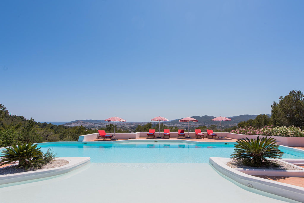 Rare 8-Bedroom Stylish Ibiza Villa with Stunning Views of Dalt Vila, Formentera and the Port in Can Furnet