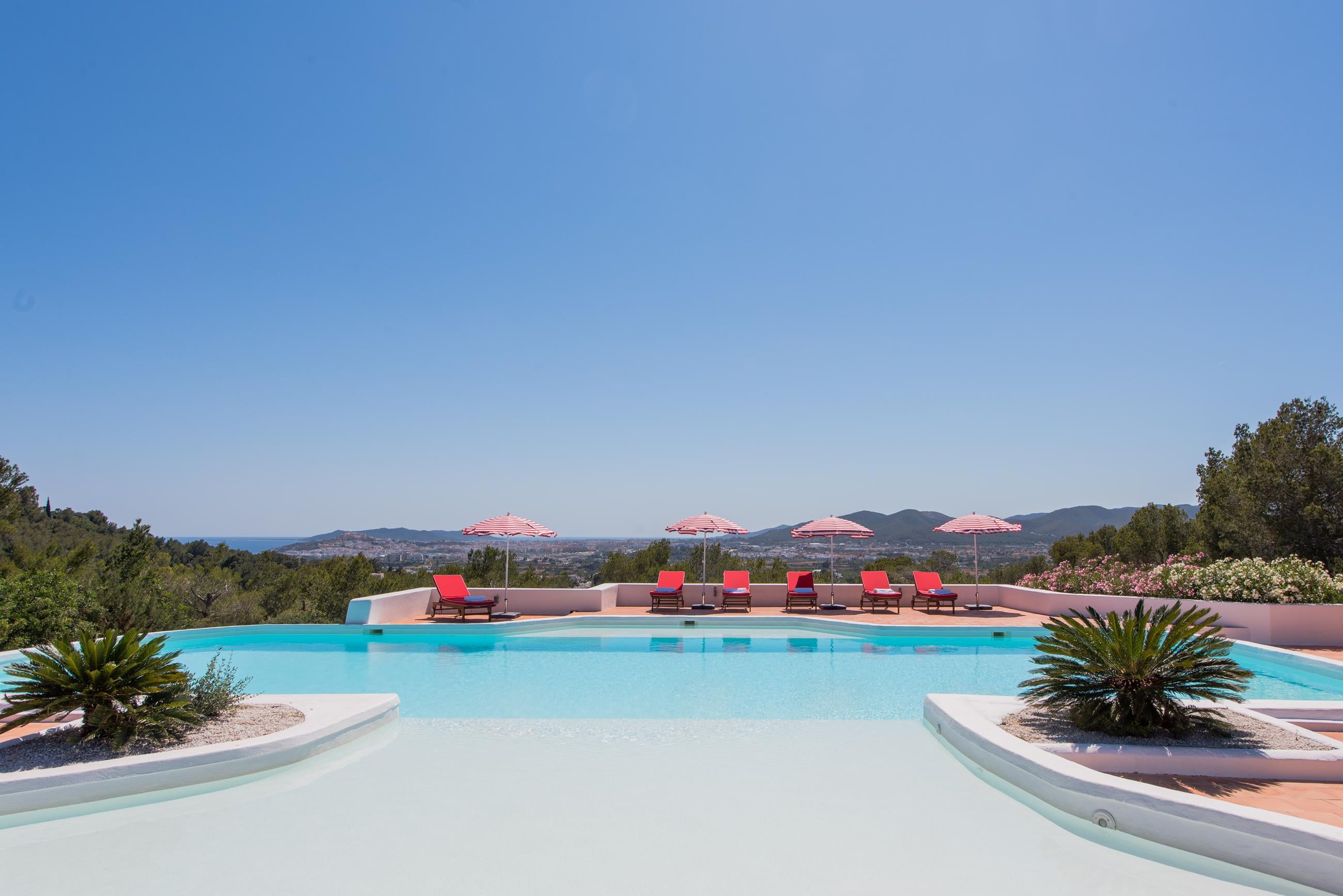 Rare 8-Bedroom Stylish Ibiza Villa with Stunning Views of Dalt Vila, Formentera and the Port in Can Furnet