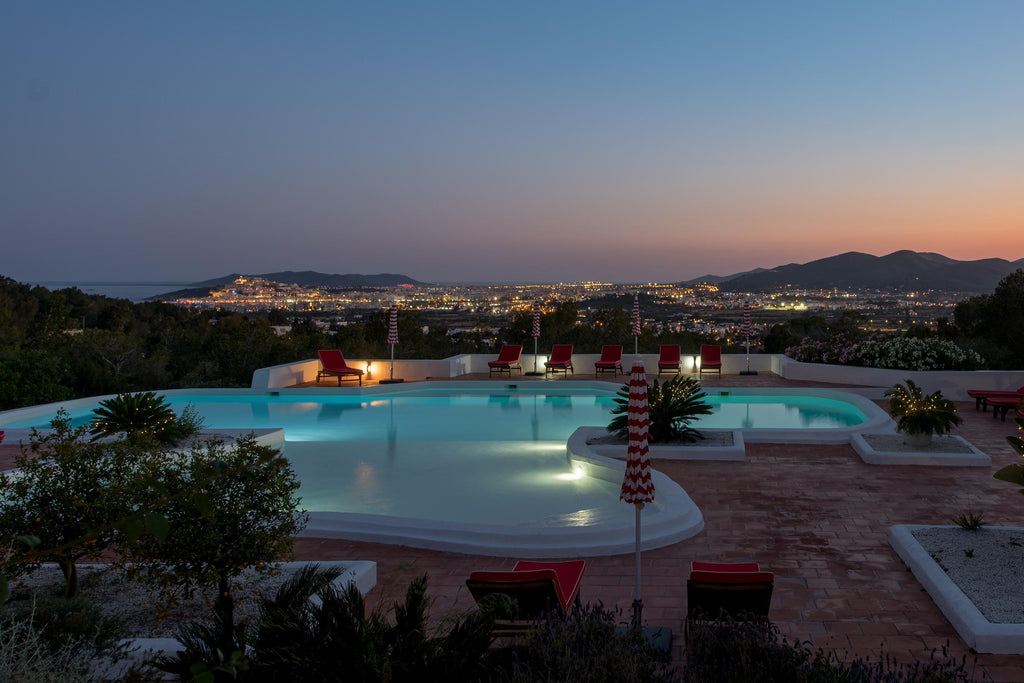 Rare 8-Bedroom Stylish Ibiza Villa with Stunning Views of Dalt Vila, Formentera and the Port in Can Furnet