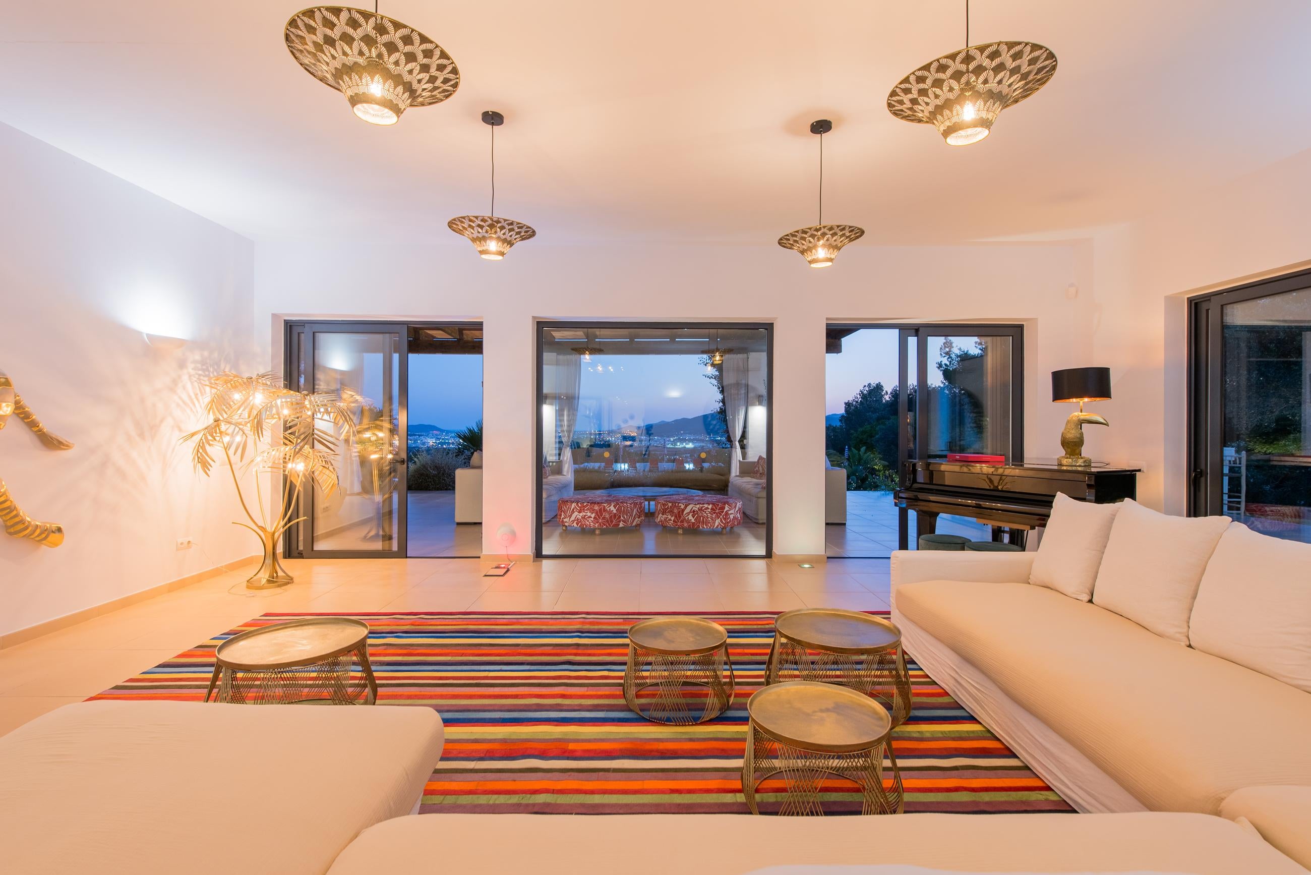 Rare 8-Bedroom Stylish Ibiza Villa with Stunning Views of Dalt Vila, Formentera and the Port in Can Furnet