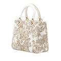 Medium Calfskin Embroidered Jardin D Hiver Lady Dior