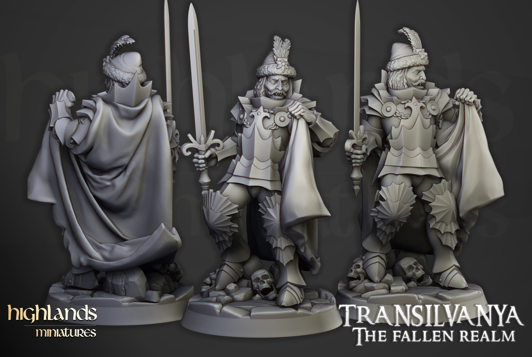 Vlad Valăcari, the Defiler, Highlands Miniatures