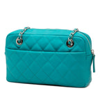 Medium CC Quilted Rubberized Lambskin Coco Rain Camera Bag