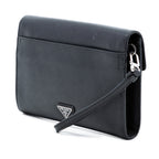Saffiano Envelope Push Lock Clutch