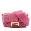 Embossed Terry Cloth FF 1974 Convertible Belt Baguette