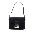 Cotton Flap Shoulder Bag