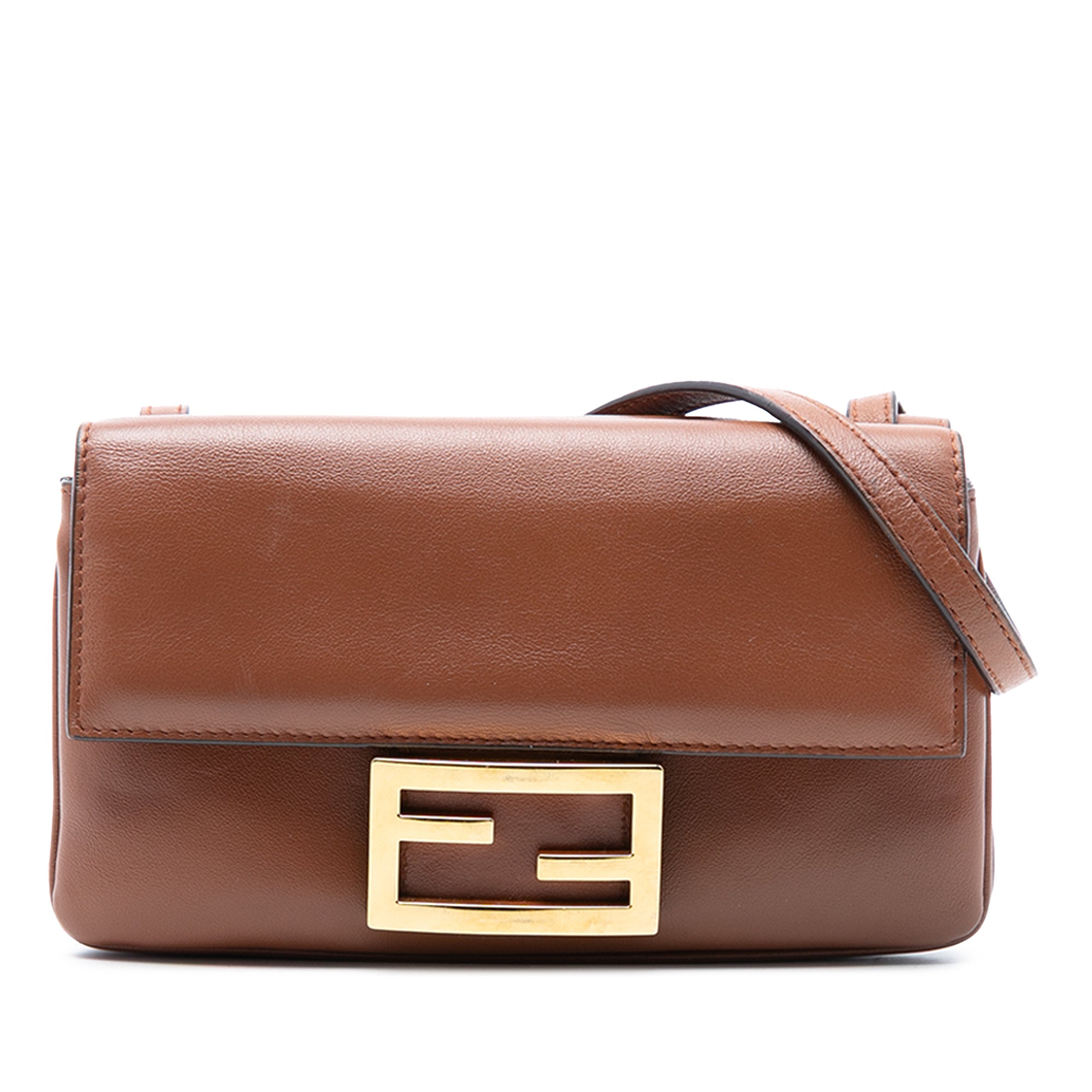 Leather Duo Baguette Crossbody