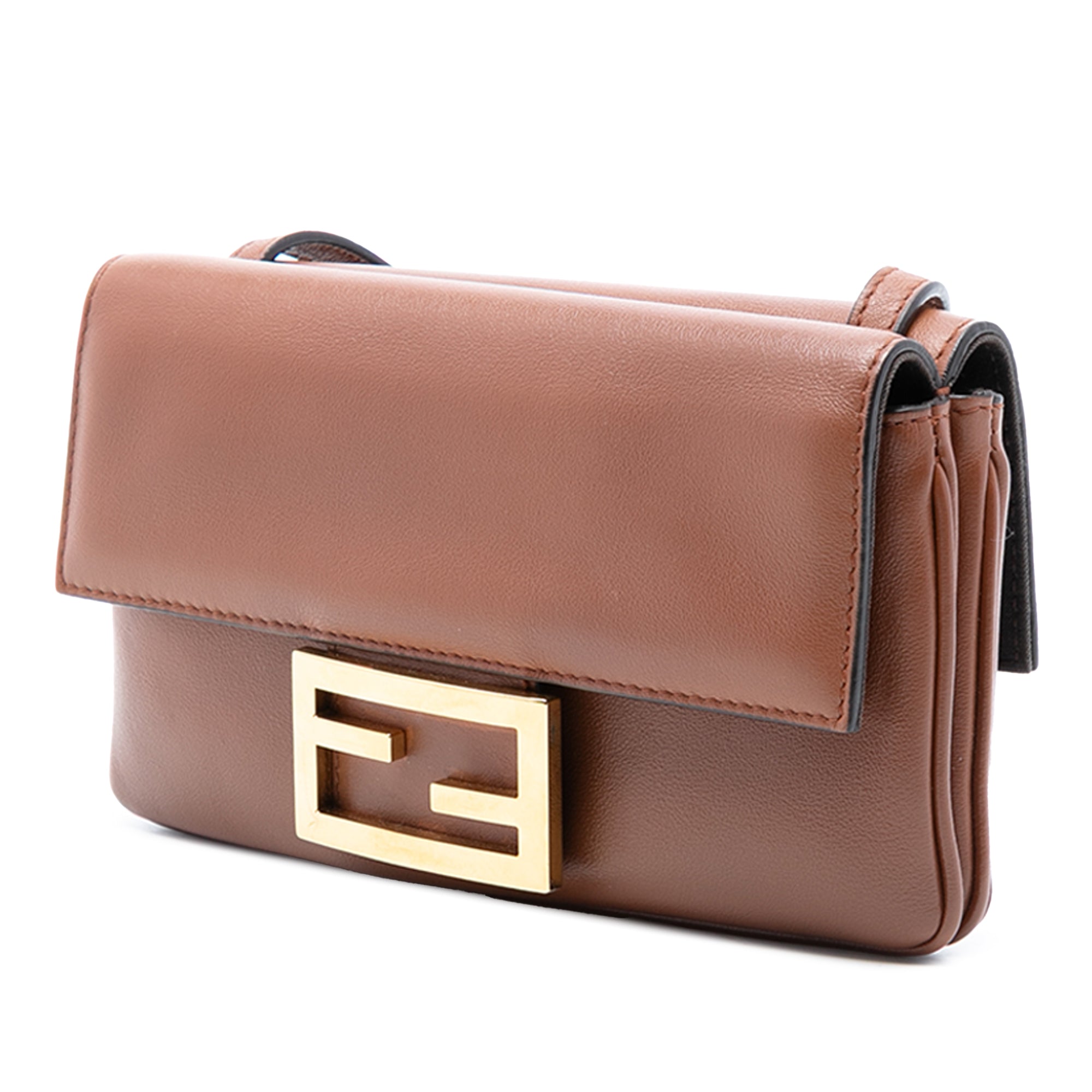 Leather Duo Baguette Crossbody