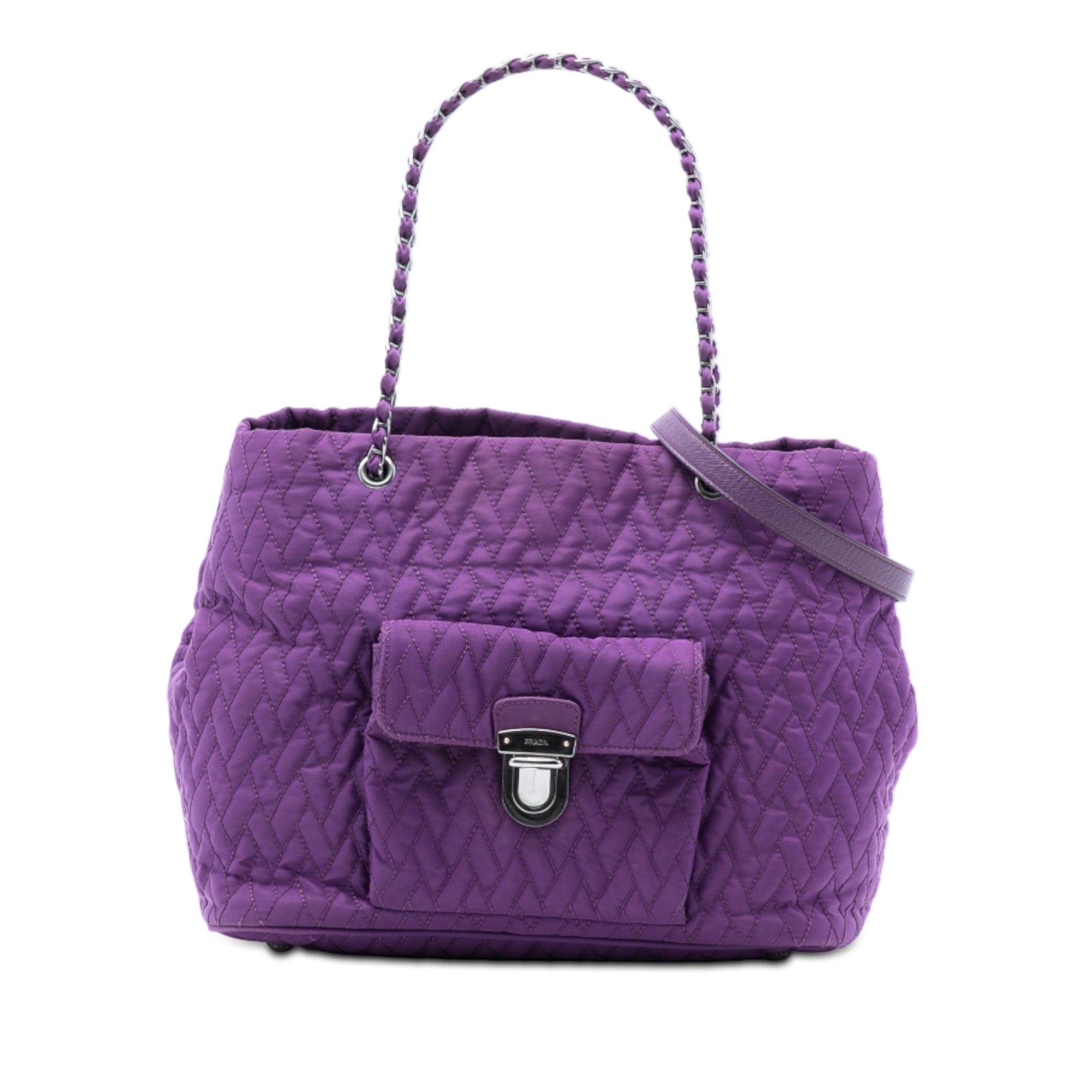 Impuntu Tessuto Chain Tote