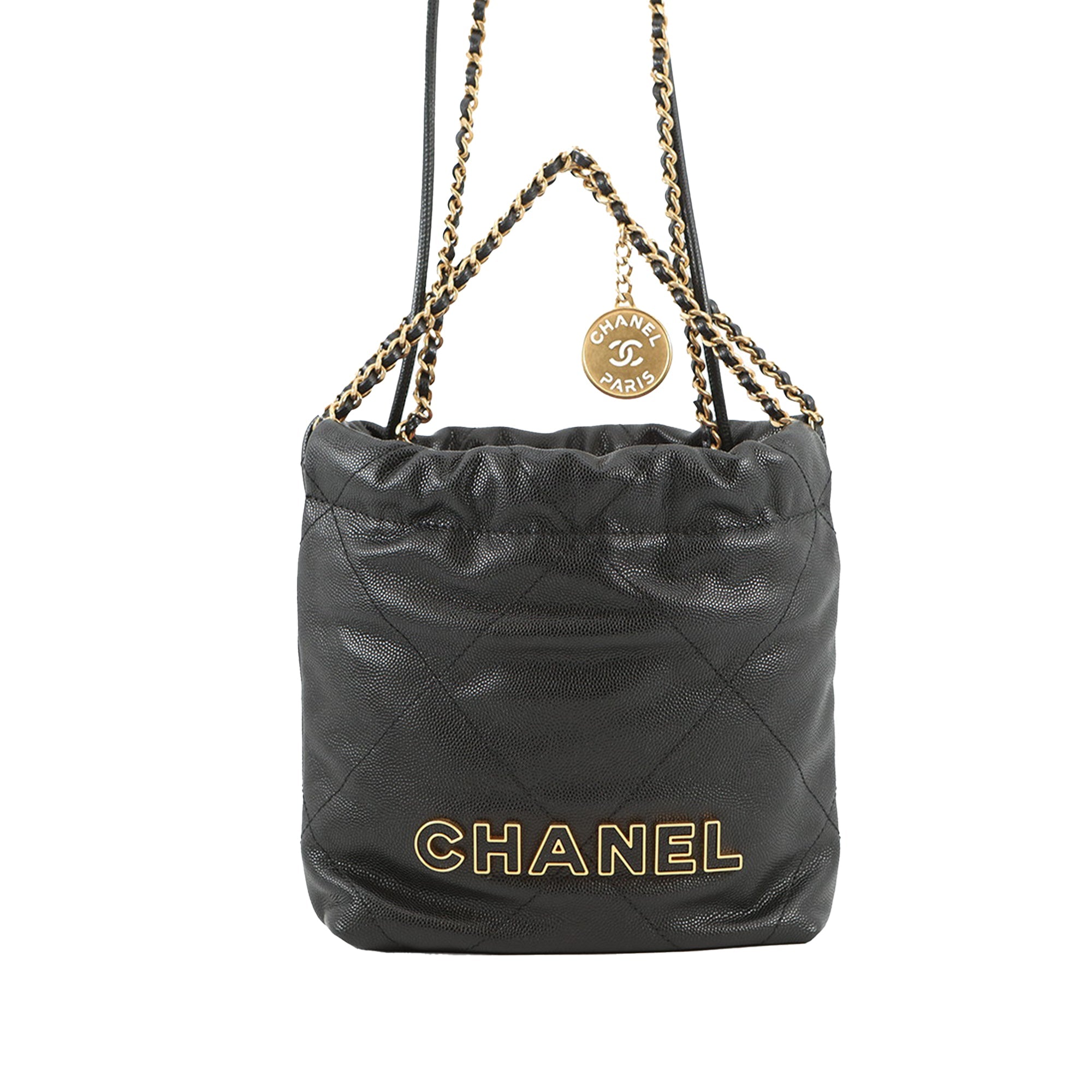 Mini Shiny Caviar 22 Handbag