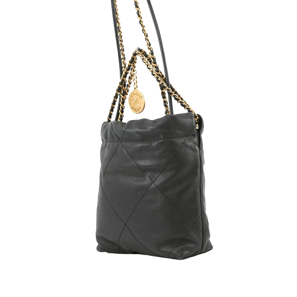 Mini Shiny Caviar 22 Handbag