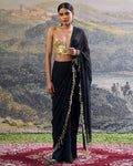 Shyama Mirror Pre-Draped Sari Set By KYNAH, Luxury Indian Fashion & Bridal Wear
