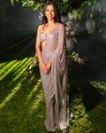 Celestial Stride Sari Set By KYNAH, Luxury Indian Fashion & Bridal Wear