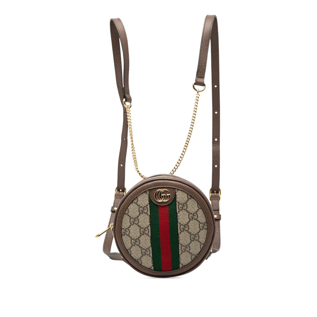 Mini GG Supreme Web Ophidia Round Backpack