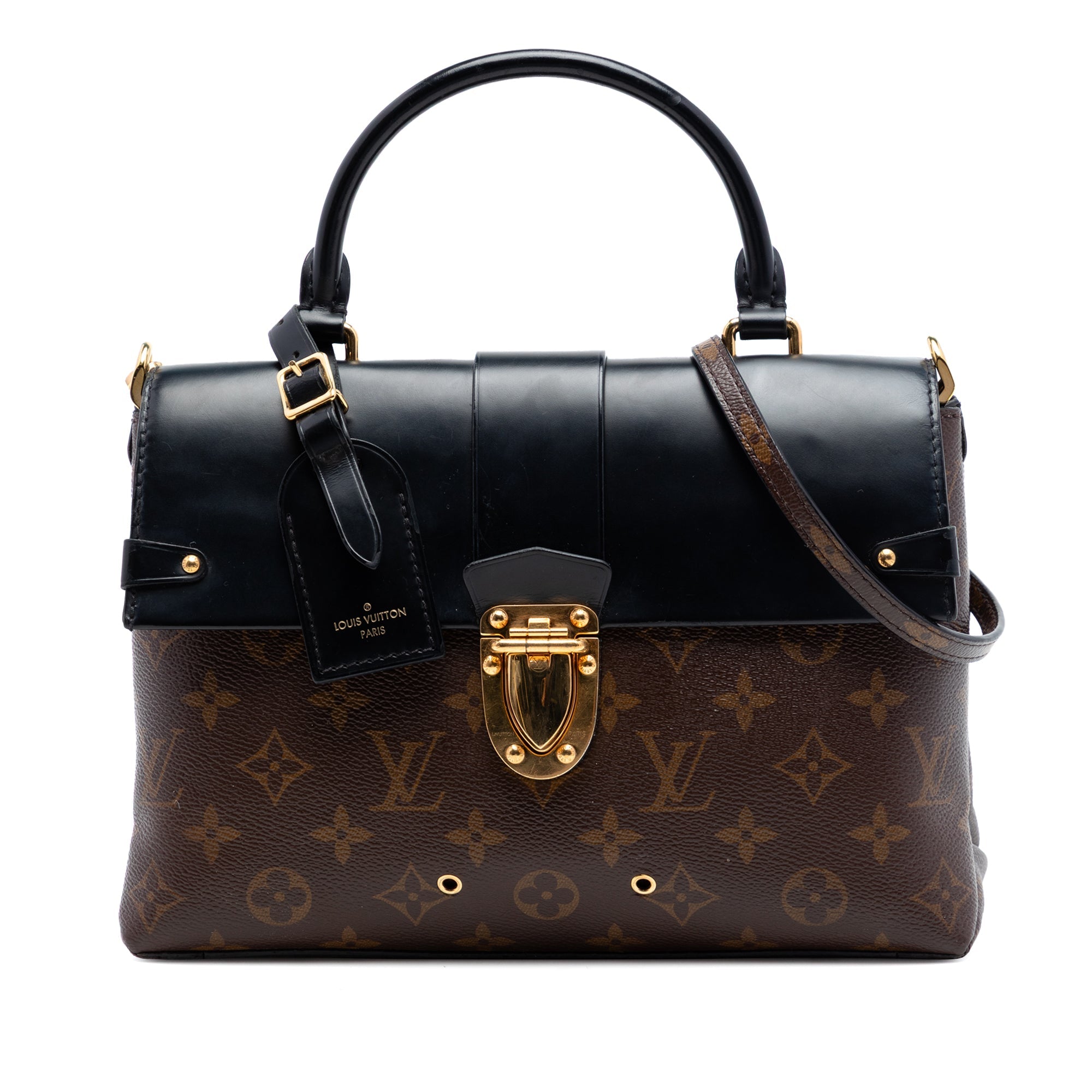 Monogram One Handle Flap MM Satchel