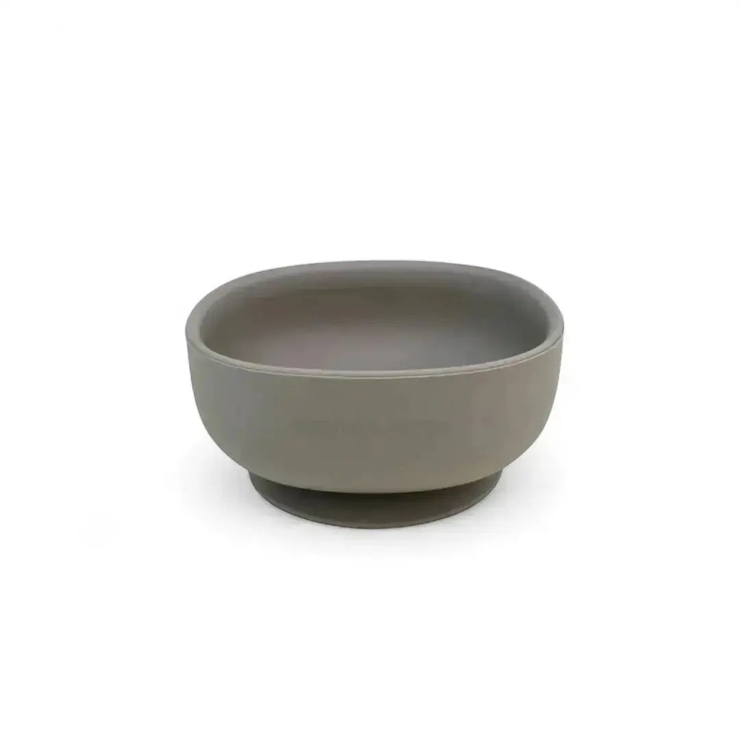 Vajilla BLW Gris 9 Piezas de Silicona orgánica con ventosas Nenina & Co