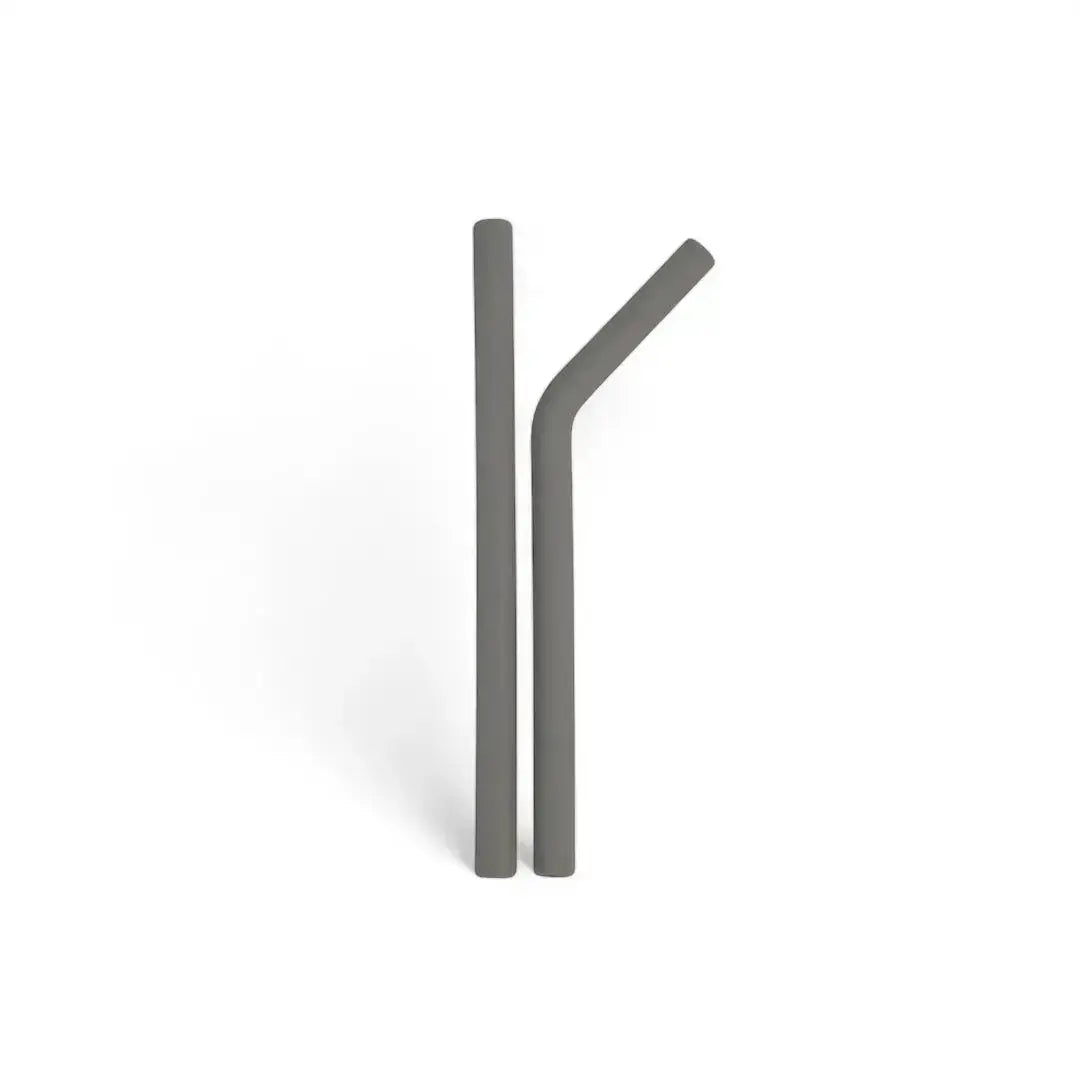 Kit Deluxe Babero + Vajilla BLW Gris 9 Piezas de Silicona orgánica con ventosas Nenina & Co