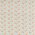 Verbena Fabric Seafoam Shell Pink By Sister Parish Design