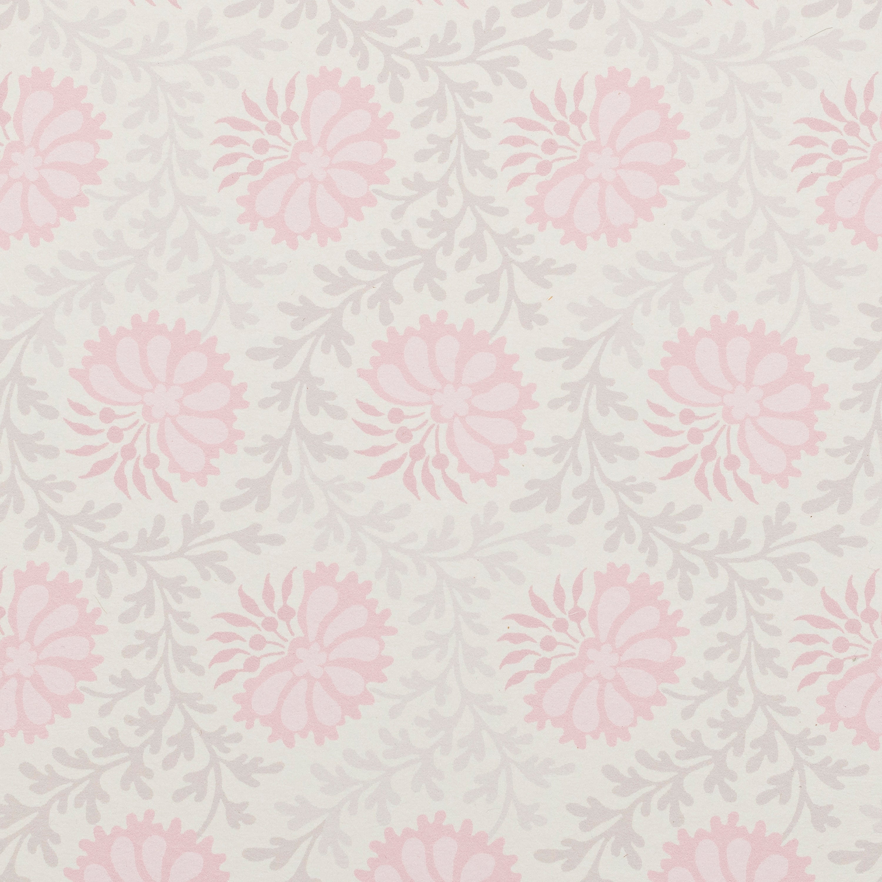 Verbena Wallpaper Pink Multi By Sister Parish Design